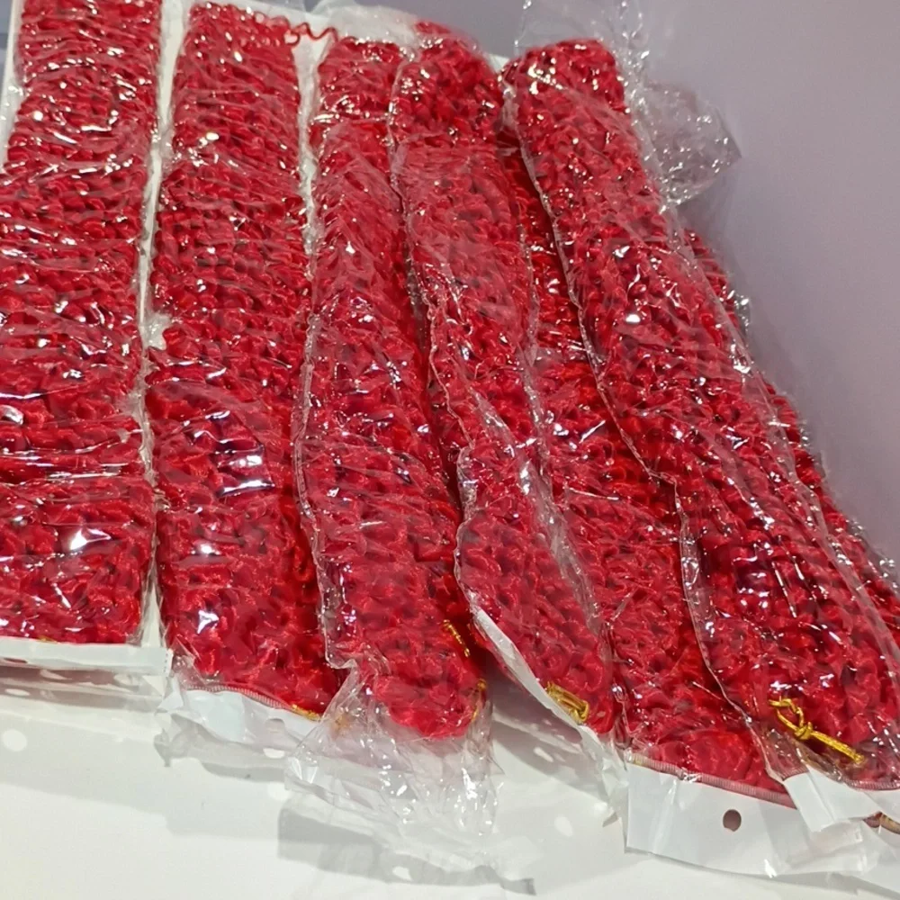 Red Passion Twist Hair 30” • 7 Packs‎ Water Wave Crochet Braids • Boho/Butterfly